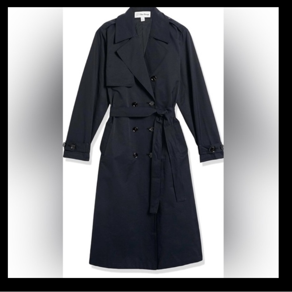 Staples by The Drop trench. Size L. NWT